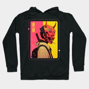 Oni Samurai  Japanese Hoodie